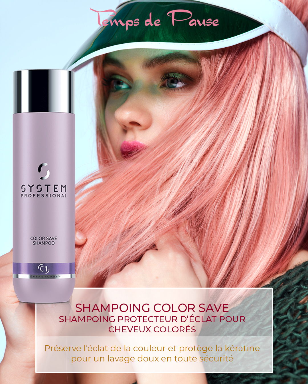 SHAMPOING COLOR SAVE, Shampoing protecteur d'éclat pour cheveux colorés