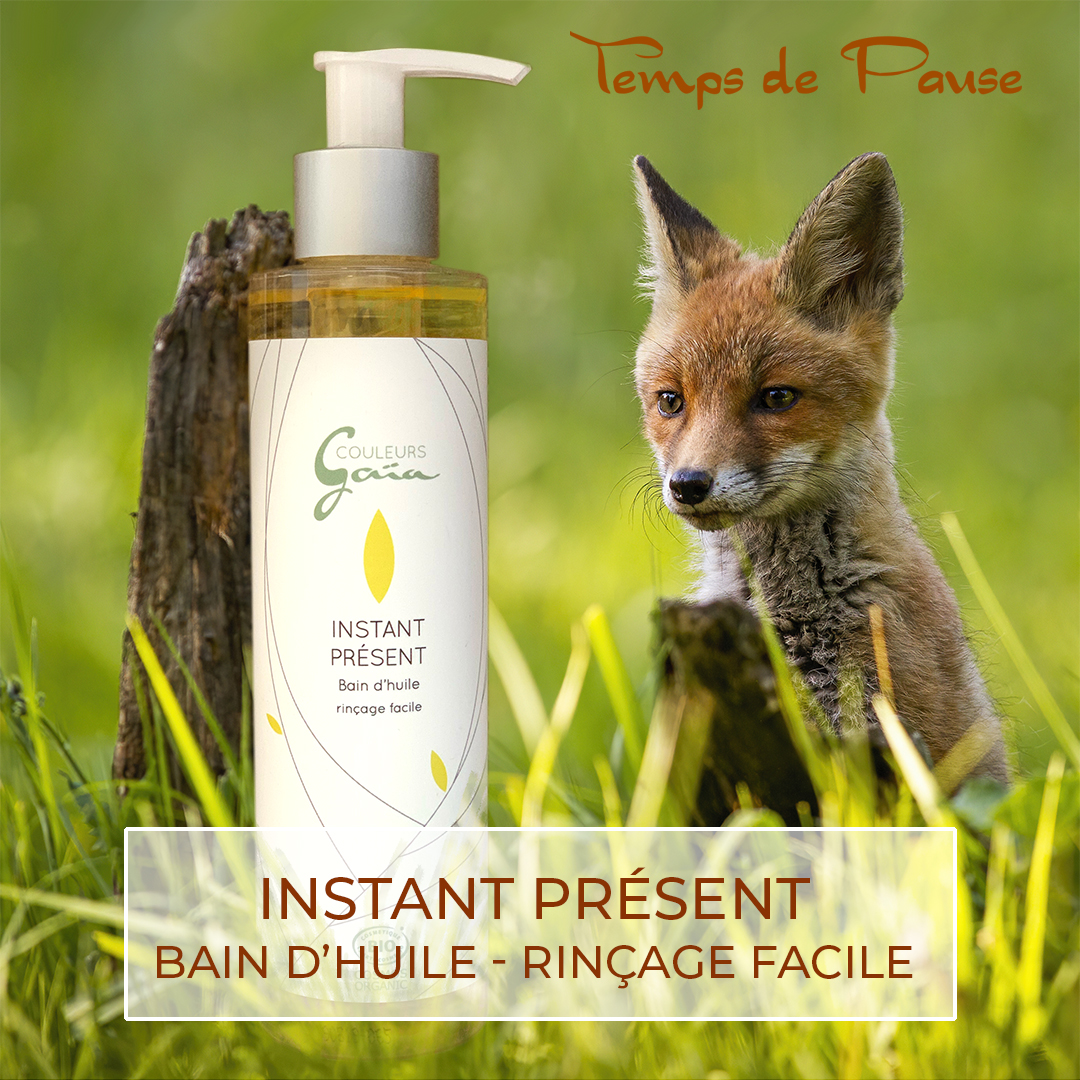 Huile Instant présent bain d’huile végétale bio