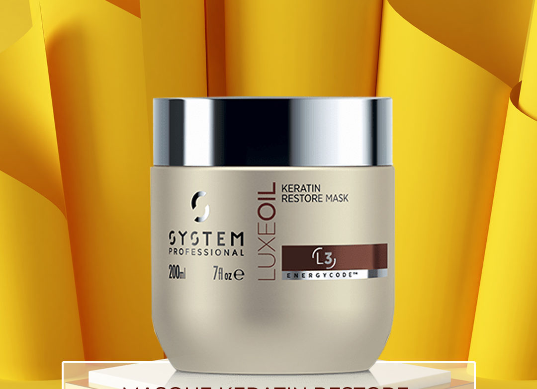 MASQUE Keratin Restore- Reconstruit la fibre capillaire